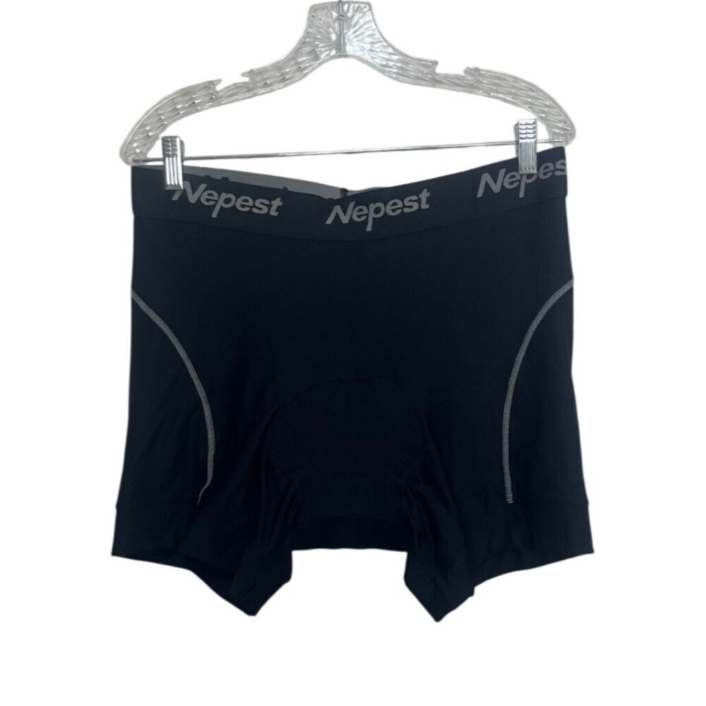 Nepest Cycling Shorts 3D Gel Padded Cushion Mens 2XL Black New Moisture Wicking